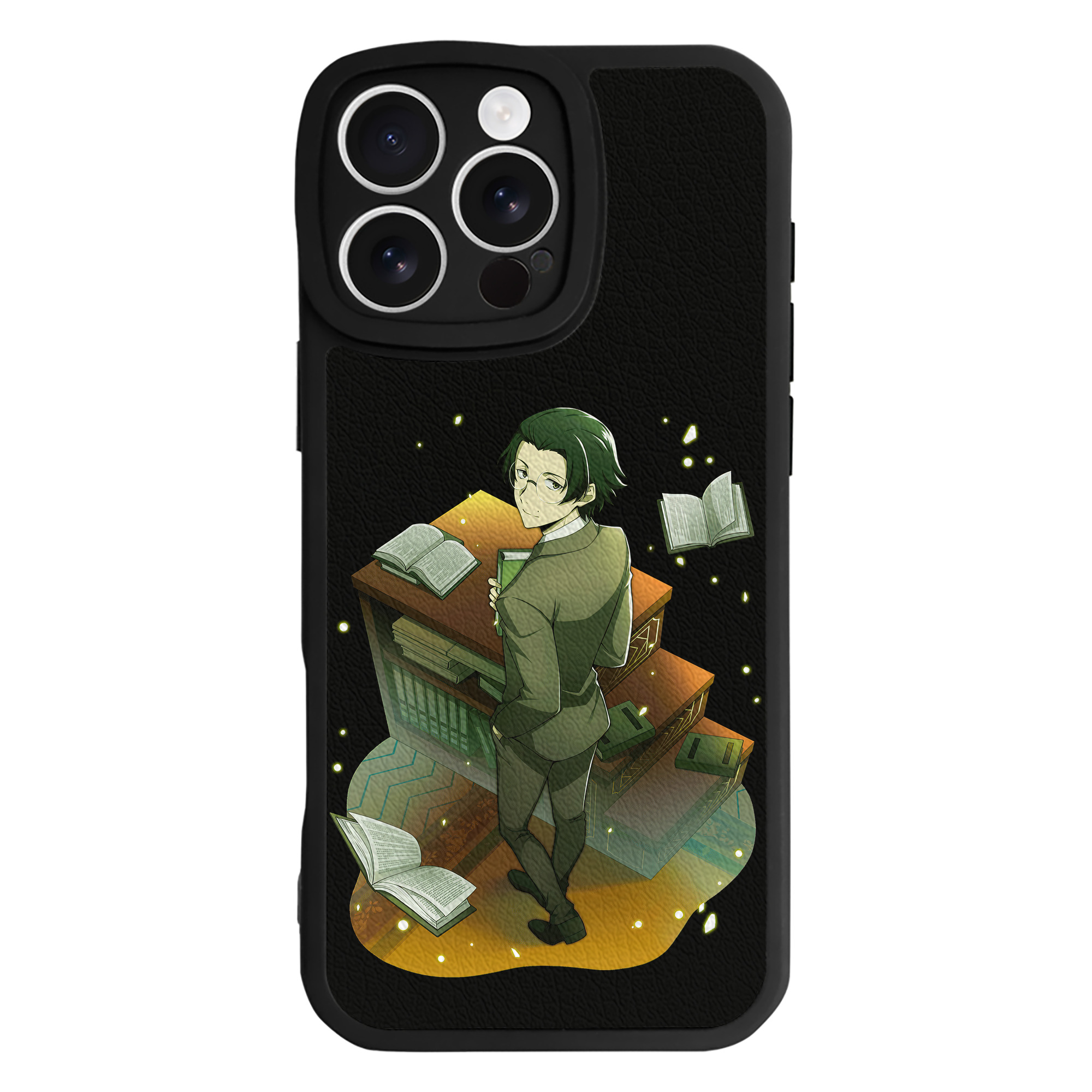 （画像用） 文豪ストレイドッグス Bungo Stray Dogs 【iPhone 16シリーズ対応】シリコンスマホケース（レザー調） 材質：シリコン